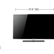 اندازه ی عرض و ارتفاع تلویزیون بر حسب سانتی متر بر اساس اینچ تلویزیون