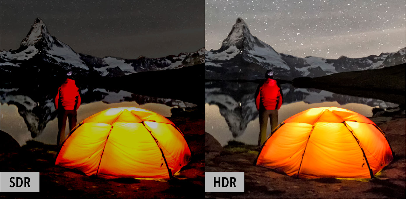 HDR باعث افزایش کنتراست تصویر